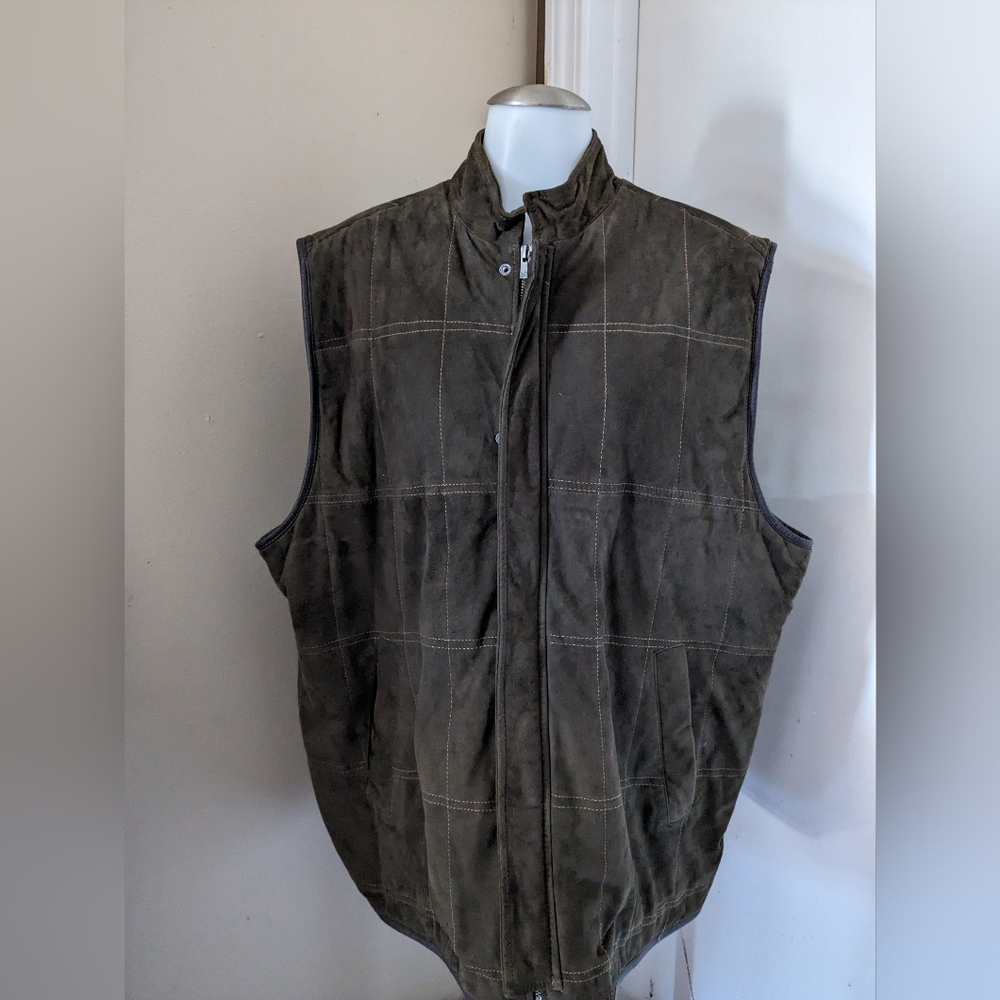 Peter Millar Suede Vest